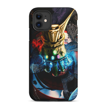 Avengers Infinity Thanos Gauntlet 2 in 1 Tough Phone Case