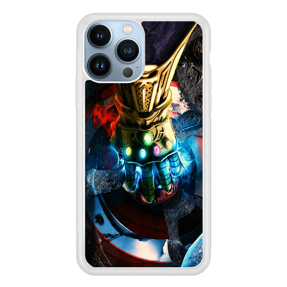 Avengers Infinity Thanos Gauntlet 2D Rubber Phone Case