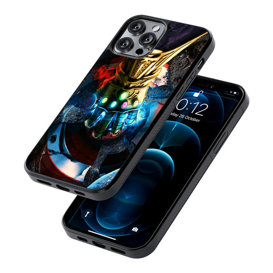 Avengers Infinity Thanos Gauntlet 2D Rubber Phone Case