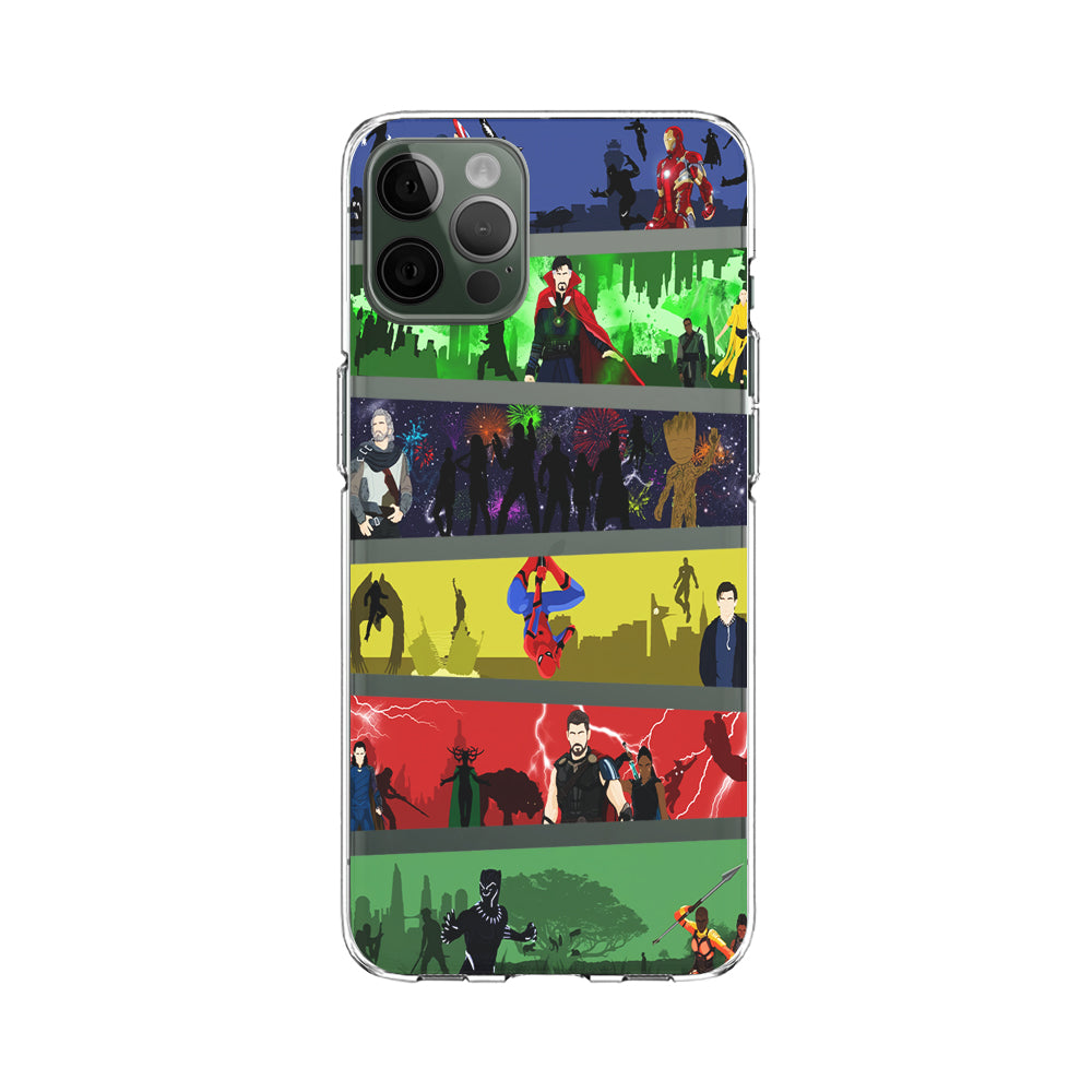 Avengers Marvel Movie Clear Soft Case