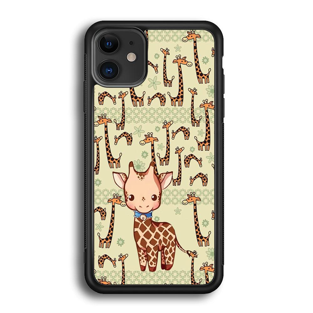 Baby Giraffe Adventure Ground iPhone 12 Case-Oxvistore