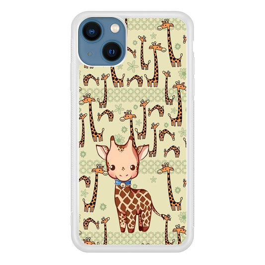 Baby Giraffe Adventure Ground iPhone 15 Case-Oxvistore