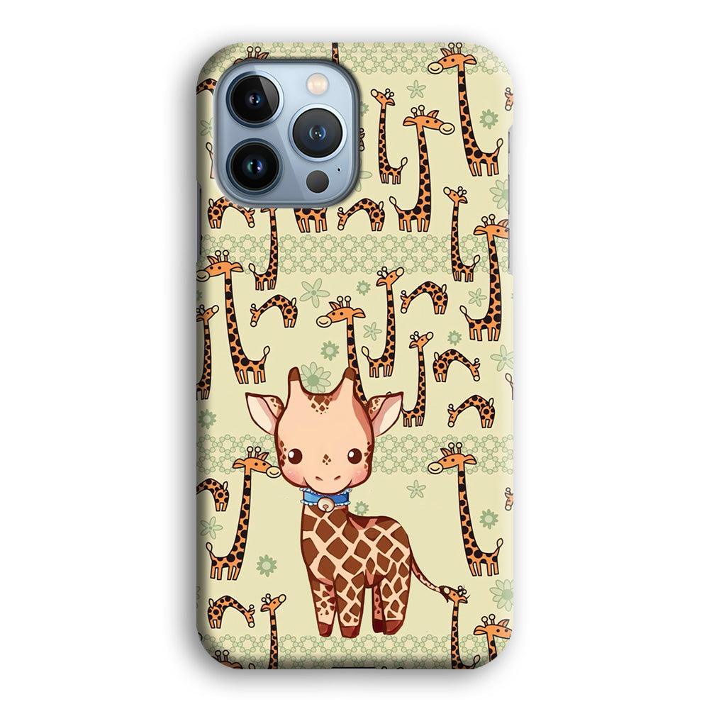 Baby Giraffe Adventure Ground iPhone 15 Pro Case-Oxvistore