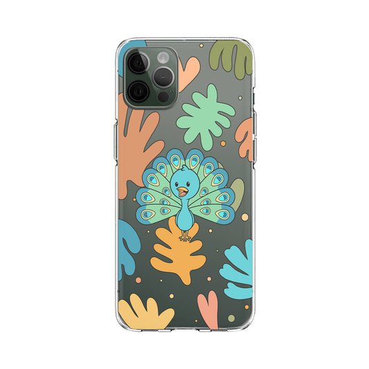 Baby Peacocks Blooming Beauty Clear Soft Case