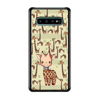 Baby Giraffe Adventure Ground Samsung Galaxy S10 Plus Case-Oxvistore