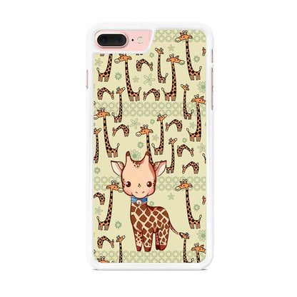 Baby Giraffe Adventure Ground iPhone 8 Plus Case-Oxvistore