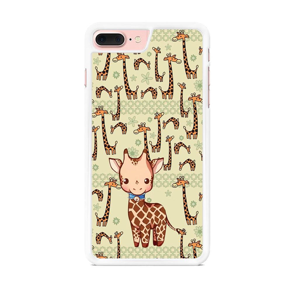 Baby Giraffe Adventure Ground iPhone 7 Plus Case-Oxvistore