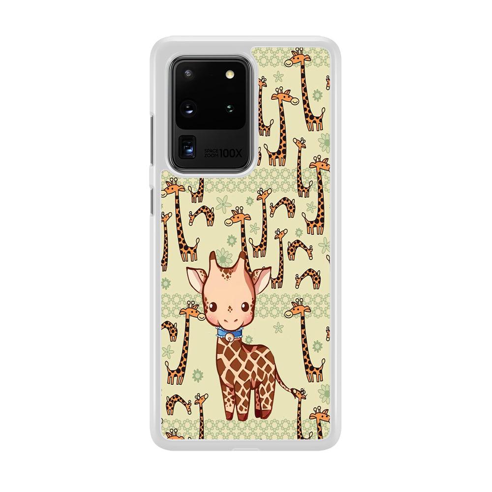 Baby Giraffe Adventure Ground Samsung Galaxy S20 Ultra Case-Oxvistore