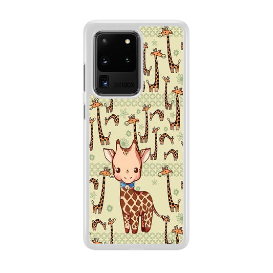 Baby Giraffe Adventure Ground Samsung Galaxy S20 Ultra Case-Oxvistore