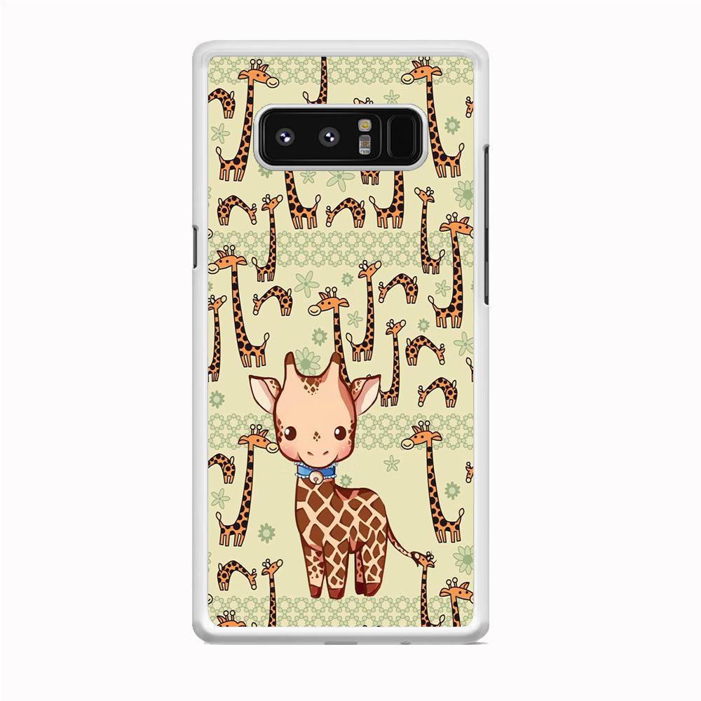 Baby Giraffe Adventure Ground Samsung Galaxy Note 8 Case-Oxvistore