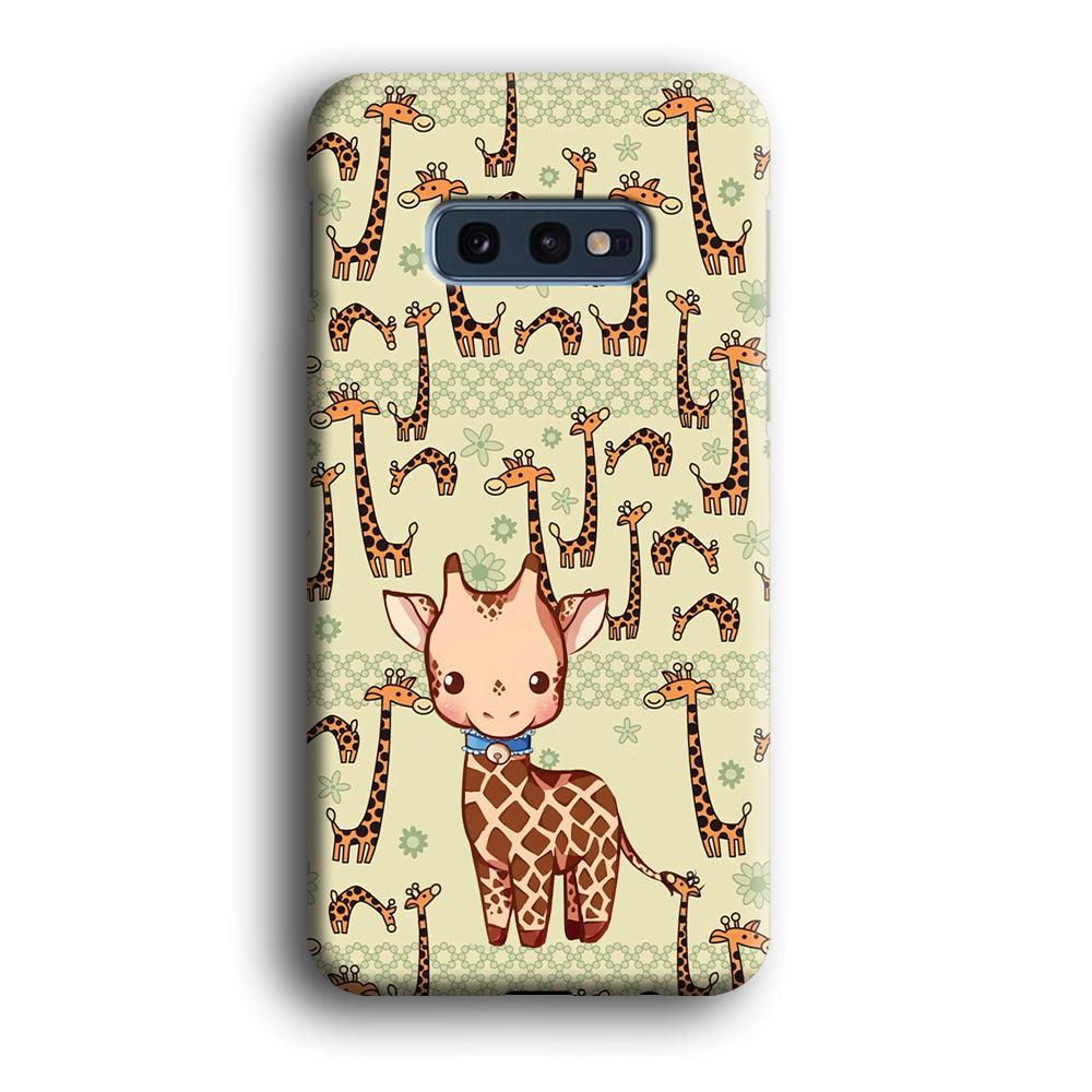 Baby Giraffe Adventure Ground Samsung Galaxy S10E Case-Oxvistore