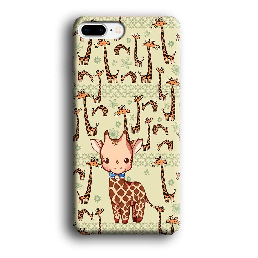 Baby Giraffe Adventure Ground iPhone 7 Plus Case-Oxvistore