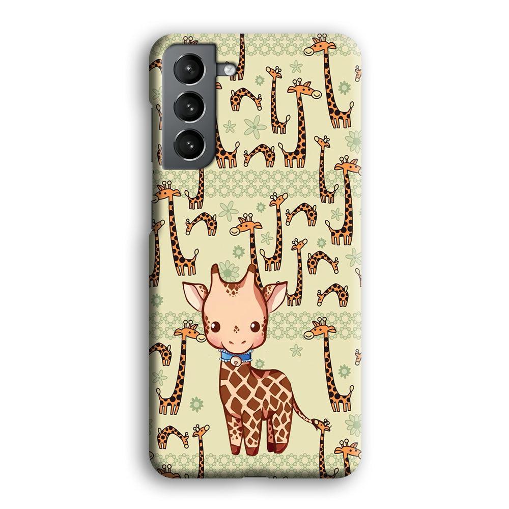 Baby Giraffe Adventure Ground Samsung Galaxy S21 Plus Case-Oxvistore