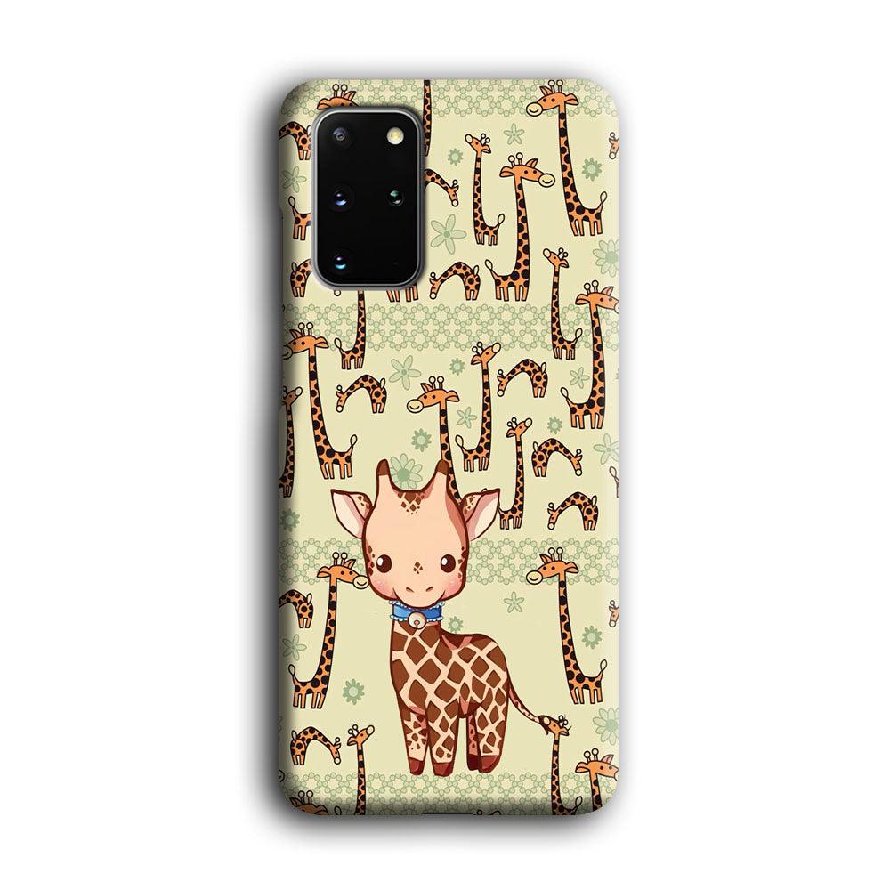 Baby Giraffe Adventure Ground Samsung Galaxy S20 Plus Case-Oxvistore