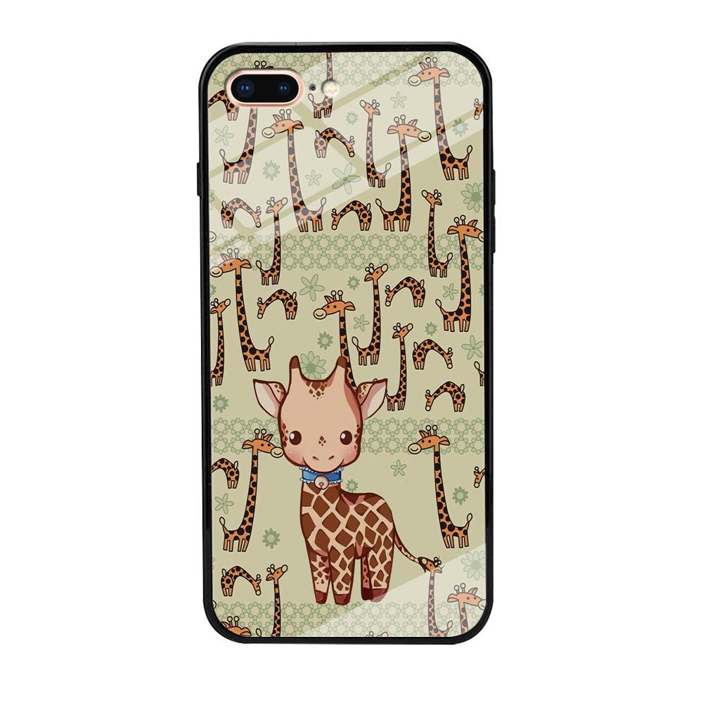 Baby Giraffe Adventure Ground iPhone 7 Plus Case-Oxvistore