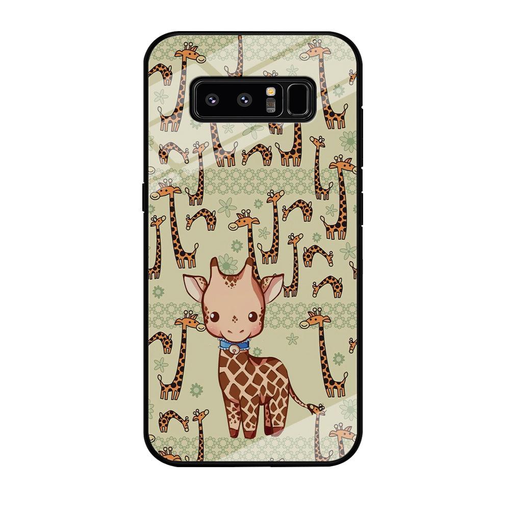 Baby Giraffe Adventure Ground Samsung Galaxy Note 8 Case-Oxvistore