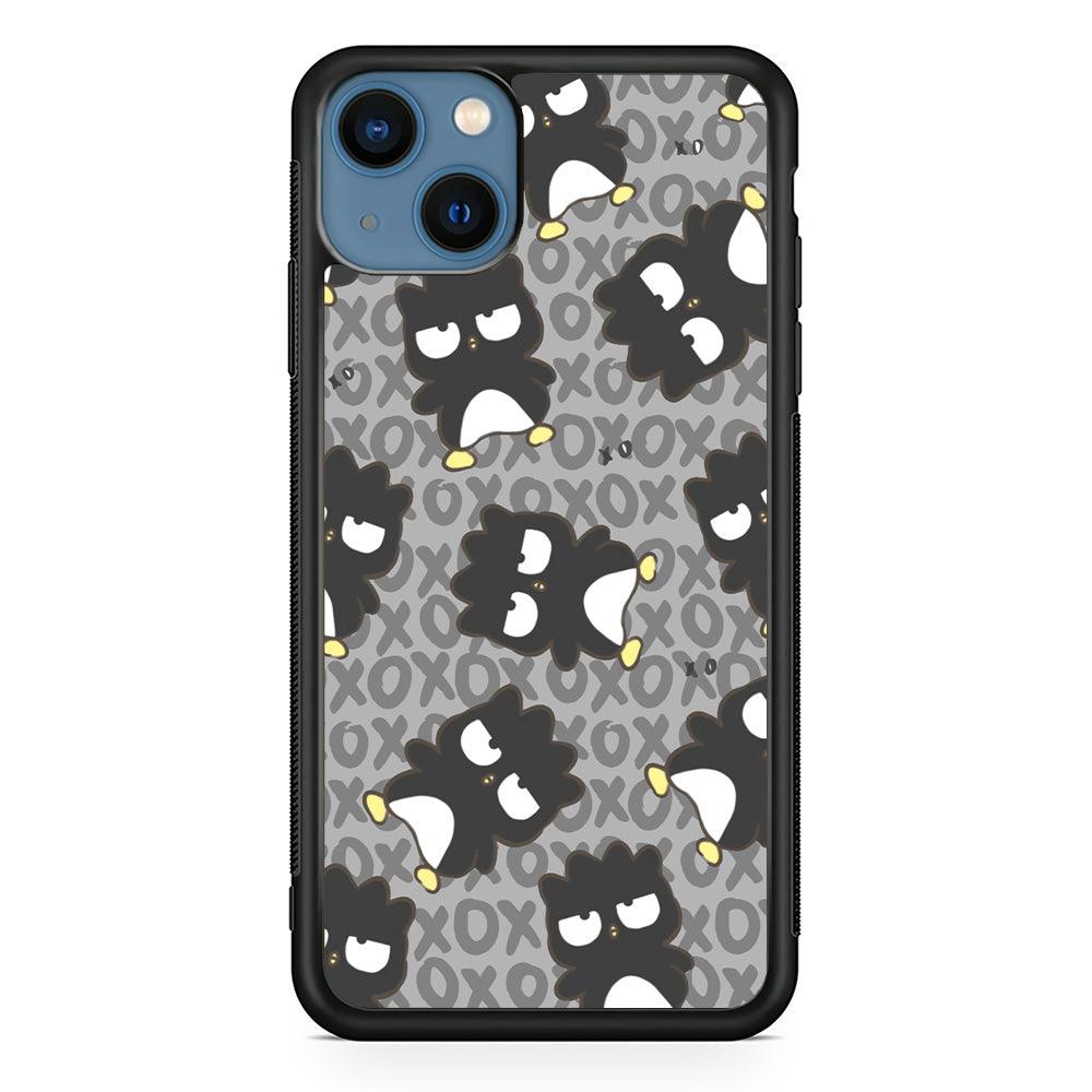 Bad Badtz-Maru Bad Face Patern iPhone 14 Case-Rubber Black (2D Case)-Oxvistore