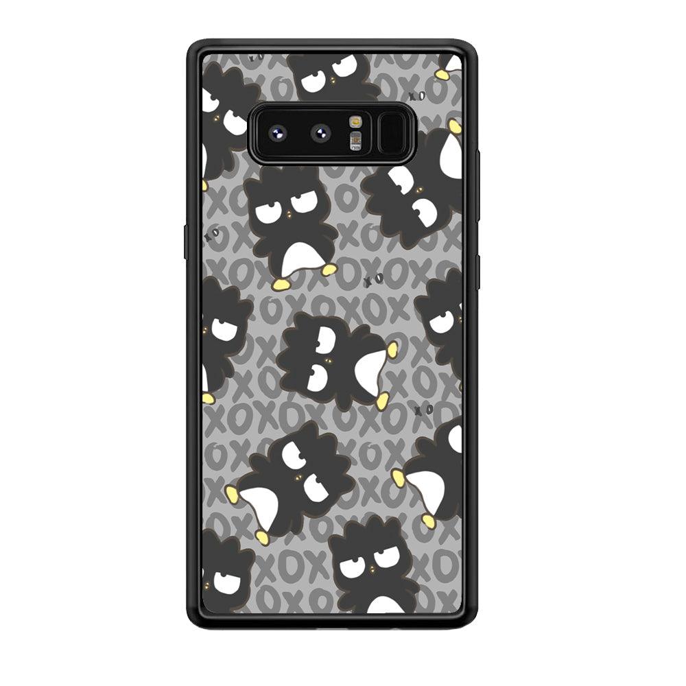 Bad Badtz-Maru Bad Face Patern Samsung Galaxy Note 8 Case-Rubber Black (2D Case)-Oxvistore
