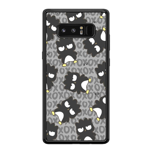 Bad Badtz-Maru Bad Face Patern Samsung Galaxy Note 8 Case-Rubber Black (2D Case)-Oxvistore