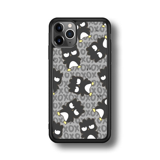 Bad Badtz-Maru Bad Face Patern iPhone 11 Pro Case-Rubber Black (2D Case)-Oxvistore