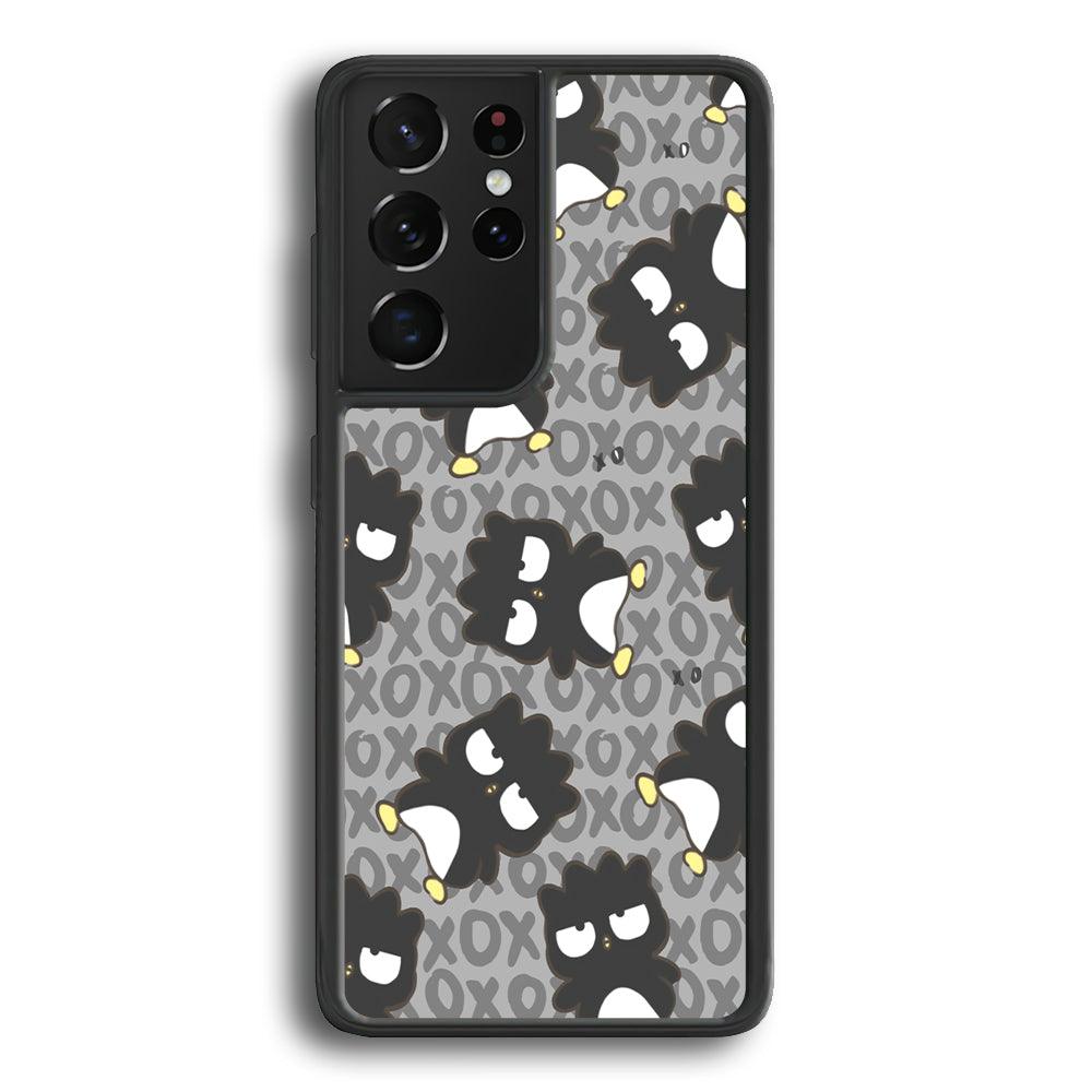 Bad Badtz-Maru Bad Face Patern Samsung Galaxy S24 Ultra Case-Rubber Black (2D Case)-Oxvistore