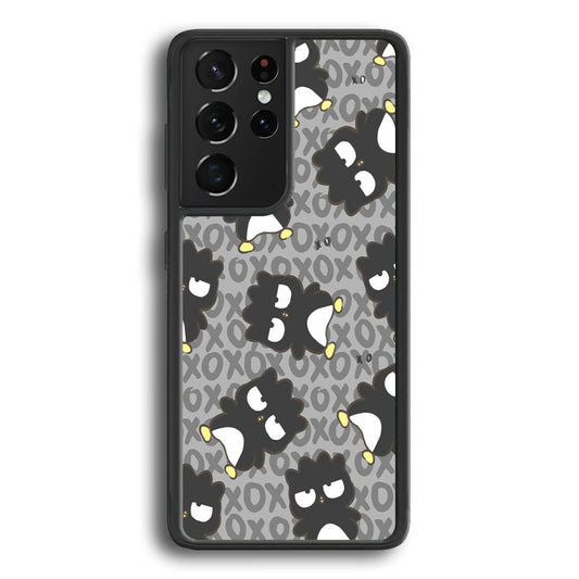 Bad Badtz-Maru Bad Face Patern Samsung Galaxy S24 Ultra Case-Rubber Black (2D Case)-Oxvistore