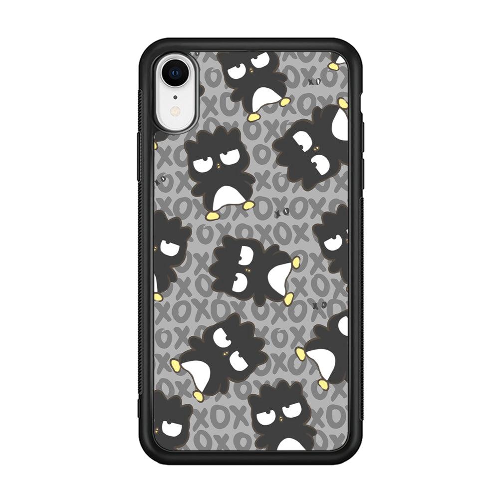 Bad Badtz-Maru Bad Face Patern iPhone XR Case-Rubber Black (2D Case)-Oxvistore
