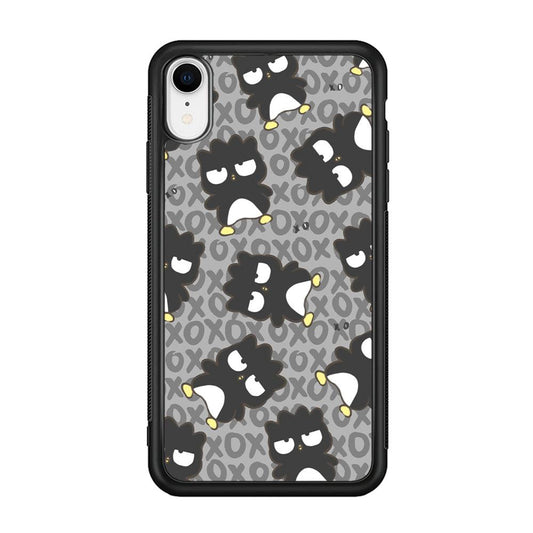 Bad Badtz-Maru Bad Face Patern iPhone XR Case-Rubber Black (2D Case)-Oxvistore