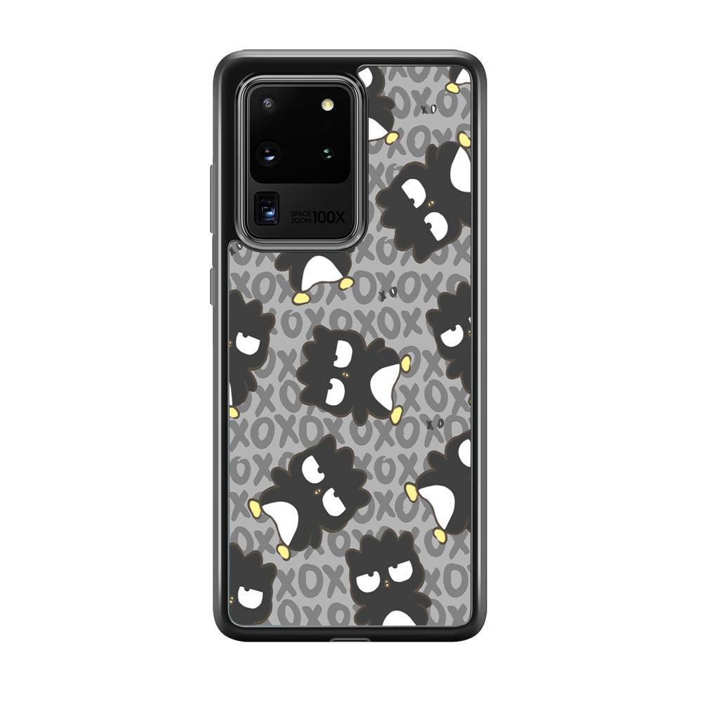 Bad Badtz-Maru Bad Face Patern Samsung Galaxy S20 Ultra Case-Rubber Black (2D Case)-Oxvistore