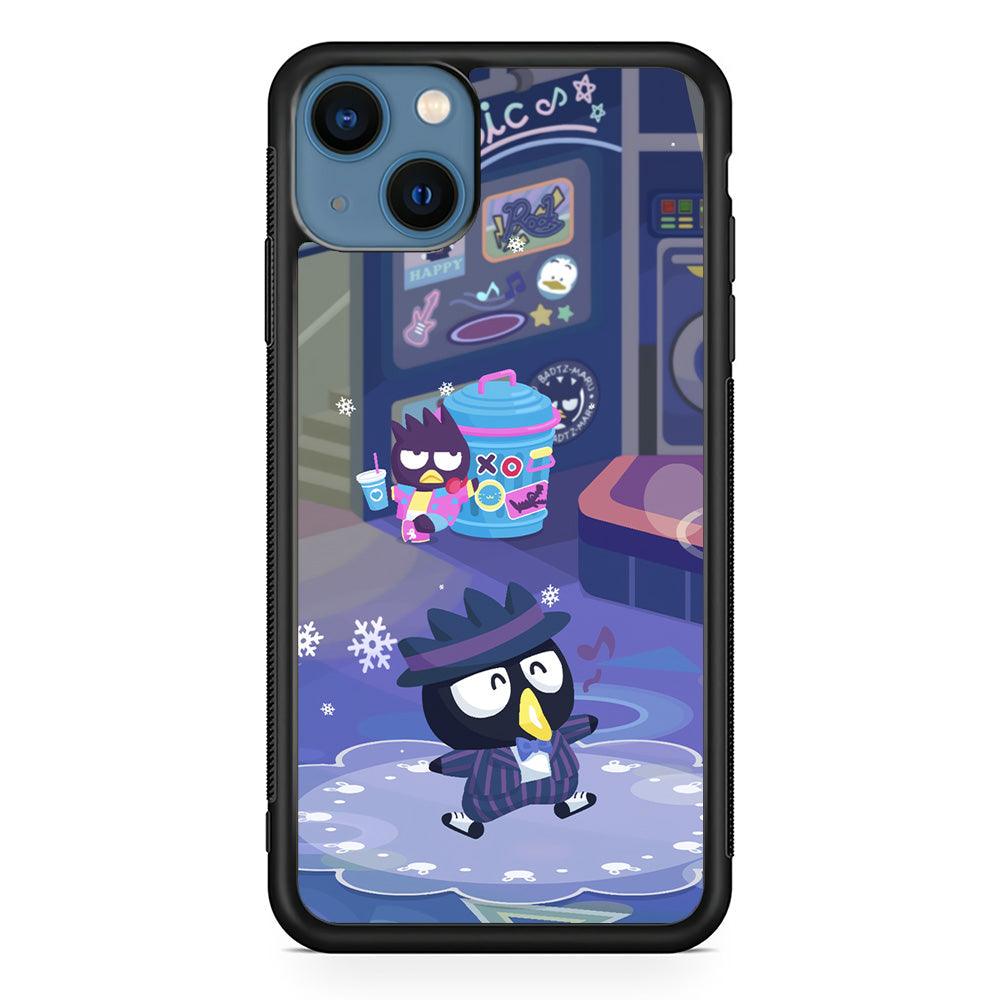 Bad Badtz-Maru Dancing Man iPhone 15 Plus Case-Rubber Black (2D Case)-Oxvistore