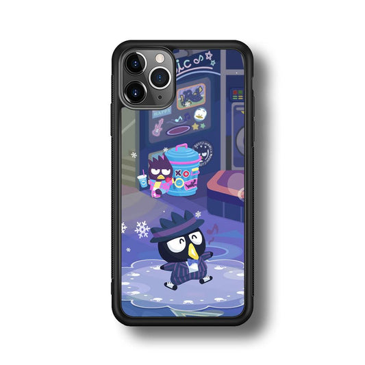 Bad Badtz-Maru Dancing Man iPhone 11 Pro Max Case-Rubber Black (2D Case)-Oxvistore
