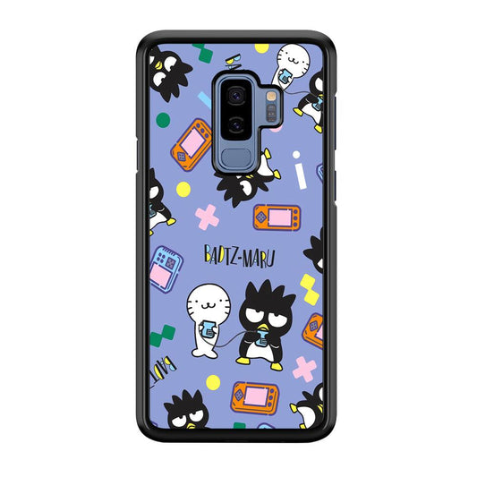 Bad Badtz-Maru Gaming Exhibition Samsung Galaxy S9 Plus Case-Rubber Black (2D Case)-Oxvistore