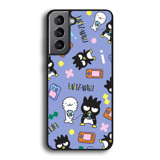 Bad Badtz-Maru Gaming Exhibition Samsung Galaxy S24 Case-Rubber Black (2D Case)-Oxvistore