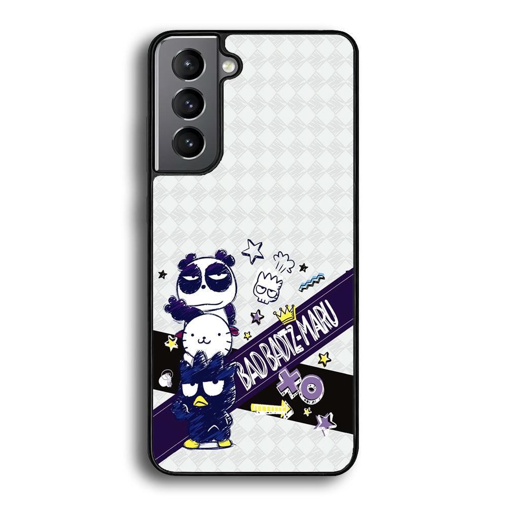 Bad Badtz-Maru Poster Sketch Samsung Galaxy S23 Case-Rubber Black (2D Case)-Oxvistore