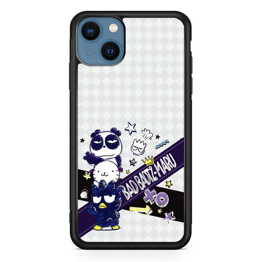 Bad Badtz-Maru Poster Sketch iPhone 14 Case-Rubber Black (2D Case)-Oxvistore