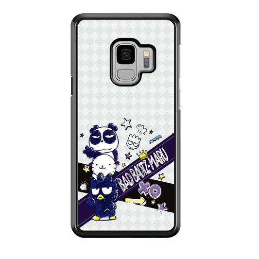 Bad Badtz-Maru Poster Sketch Samsung Galaxy S9 Case-Rubber Black (2D Case)-Oxvistore