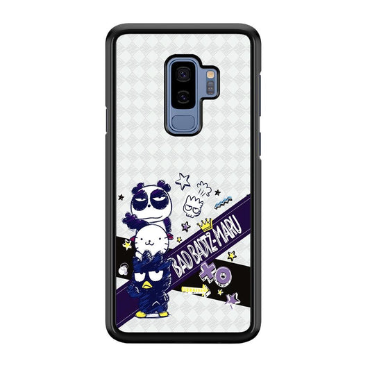 Bad Badtz-Maru Poster Sketch Samsung Galaxy S9 Plus Case-Rubber Black (2D Case)-Oxvistore