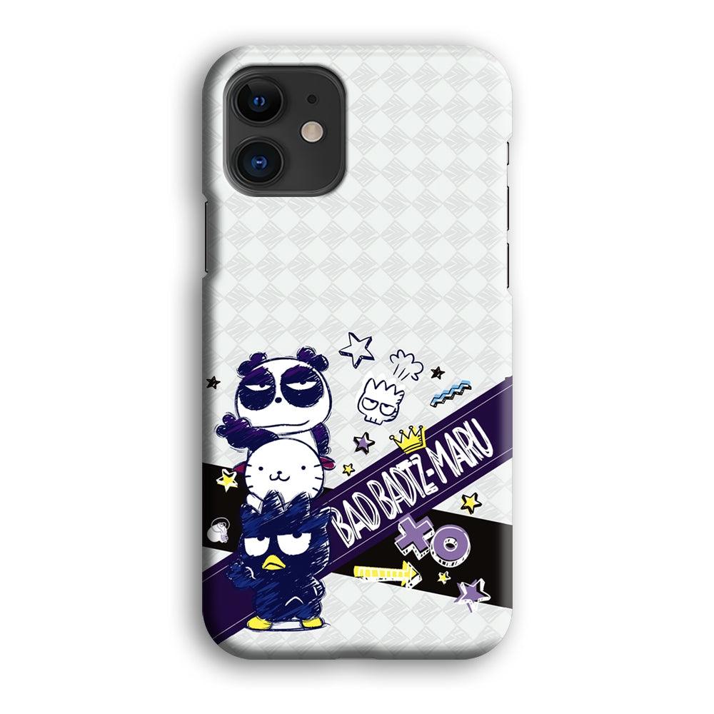 Bad Badtz-Maru Poster Sketch iPhone 12 Case-Oxvistore