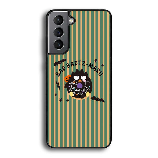 Bad Badtz-Maru Scene in Halloween Samsung Galaxy S22 Plus Case-Rubber Black (2D Case)-Oxvistore