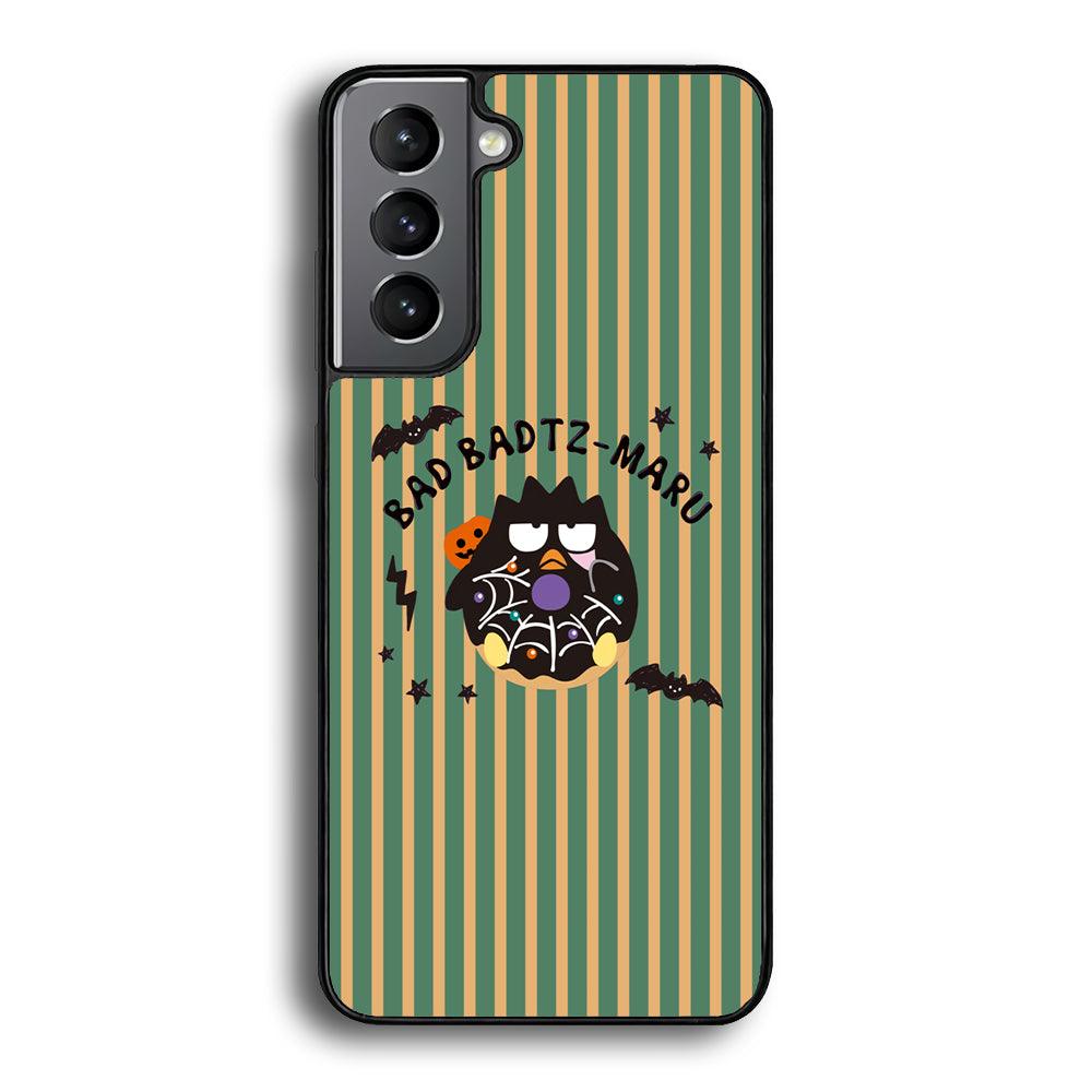 Bad Badtz-Maru Scene in Halloween Samsung Galaxy S24 Case-Rubber Black (2D Case)-Oxvistore