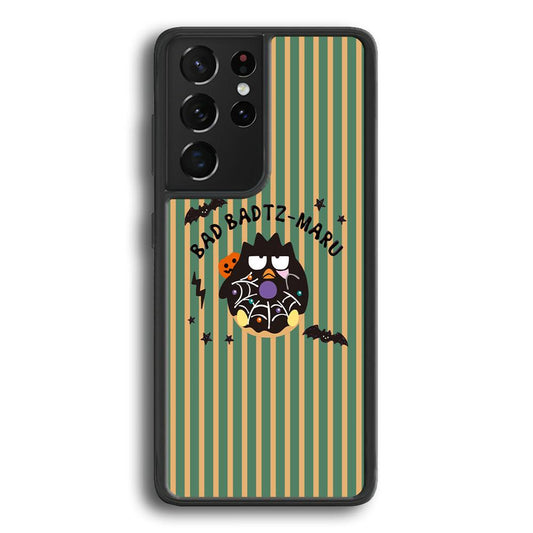 Bad Badtz-Maru Scene in Halloween Samsung Galaxy S24 Ultra Case-Rubber Black (2D Case)-Oxvistore