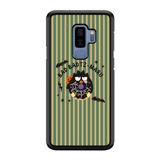 Bad Badtz-Maru Scene in Halloween Samsung Galaxy S9 Plus Case-Rubber Black (2D Case)-Oxvistore
