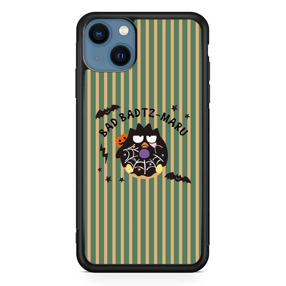 Bad Badtz-Maru Scene in Halloween iPhone 14 Plus Case-Rubber Black (2D Case)-Oxvistore
