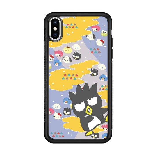 Bad Badtz-Maru Singing and Dancing iPhone Xs Max Case-Rubber Black (2D Case)-Oxvistore
