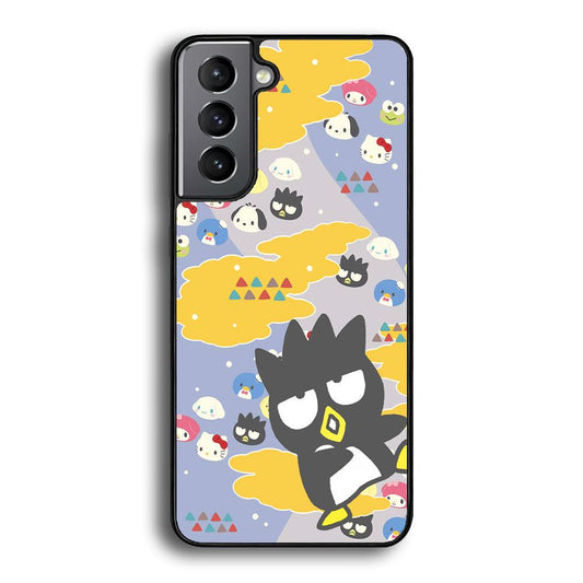 Bad Badtz-Maru Singing and Dancing Samsung Galaxy S22 Case-Rubber Black (2D Case)-Oxvistore