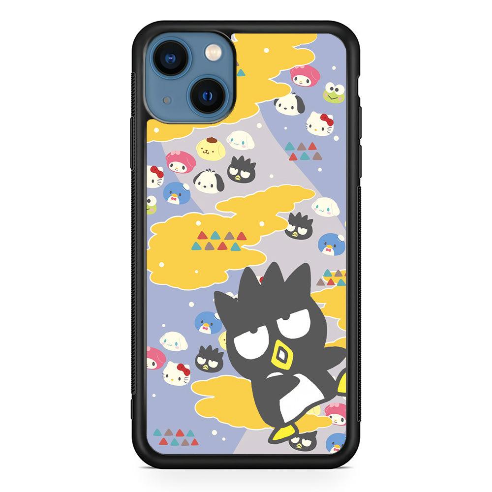 Bad Badtz-Maru Singing and Dancing iPhone 15 Plus Case-Rubber Black (2D Case)-Oxvistore