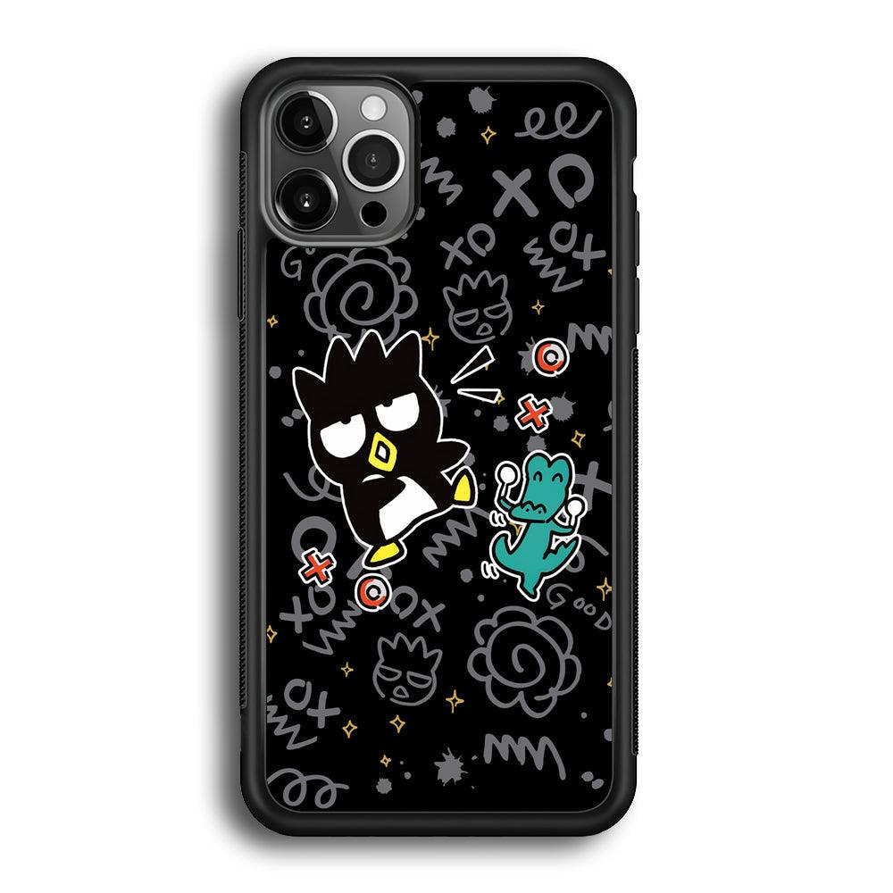 Bad Badtz-Maru The Dance Floor iPhone 12 Pro Max Case-Rubber Black (2D Case)-Oxvistore