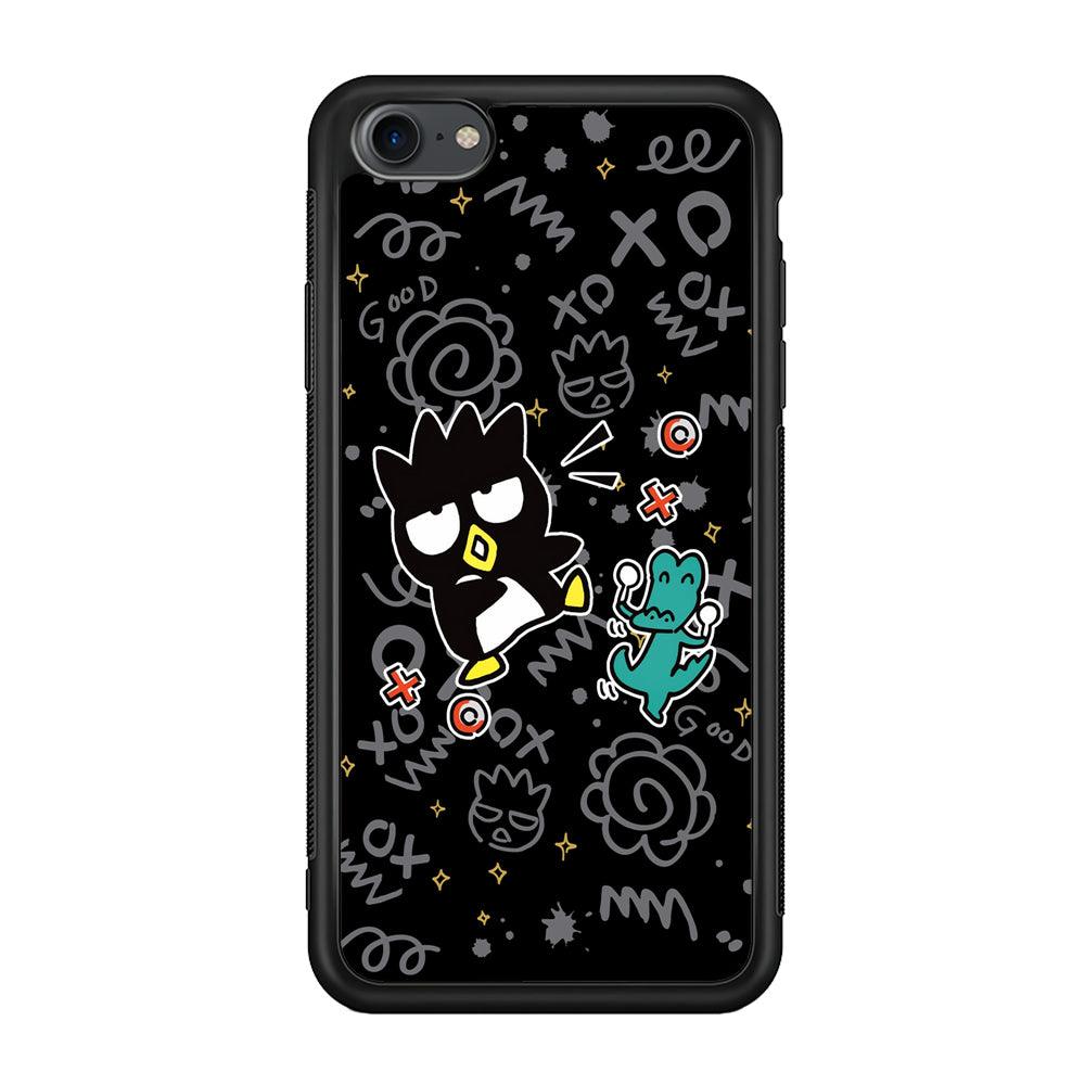 Bad Badtz-Maru The Dance Floor iPhone 7 Case-Rubber Black (2D Case)-Oxvistore