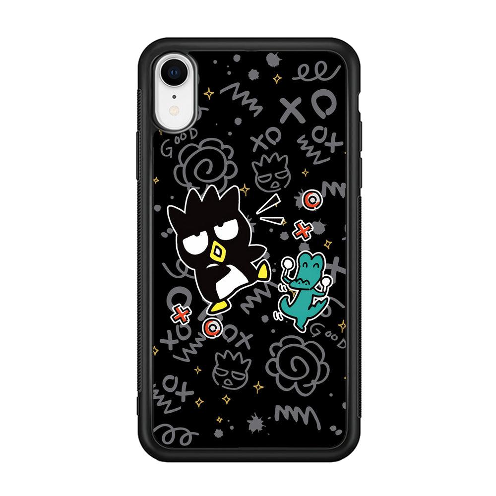 Bad Badtz-Maru The Dance Floor iPhone XR Case-Rubber Black (2D Case)-Oxvistore