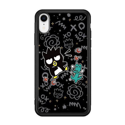 Bad Badtz-Maru The Dance Floor iPhone XR Case-Rubber Black (2D Case)-Oxvistore